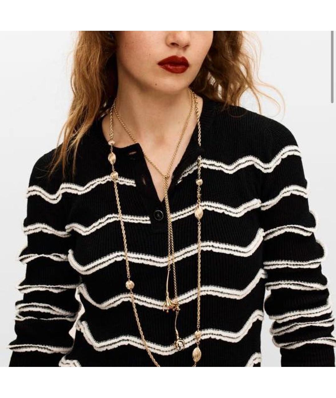 CHANEL Черный хлопковый джемпер / свитер, фото 2