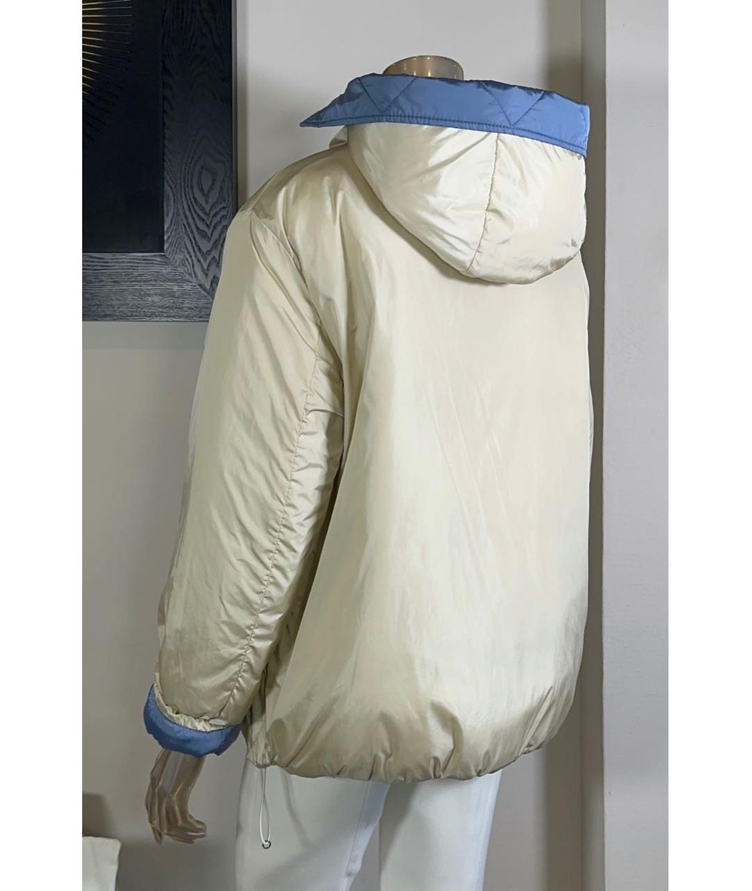 WEEKEND MAX MARA Голубой полиамидовый пуховик, фото 6