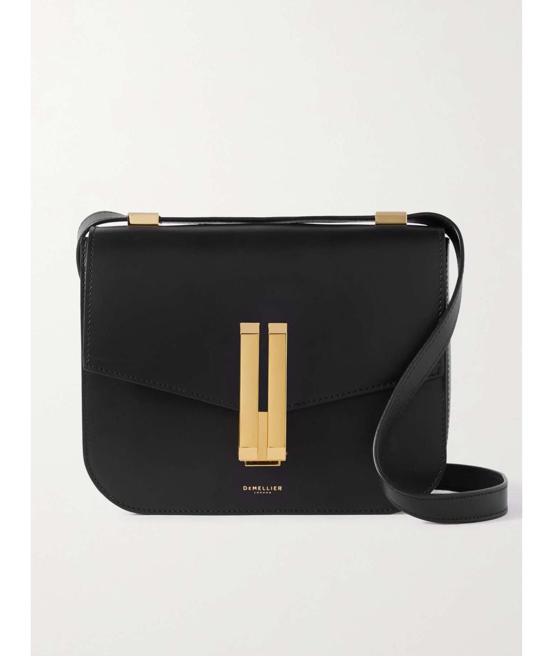 DEMELLIER Черная кожаная сумка через плечо, фото 4