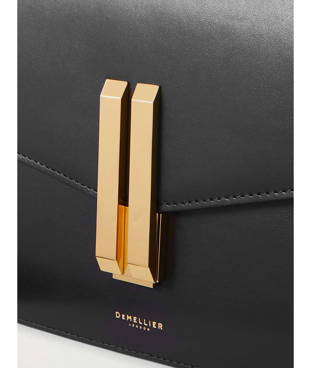 DEMELLIER Черная кожаная сумка через плечо, фото 5