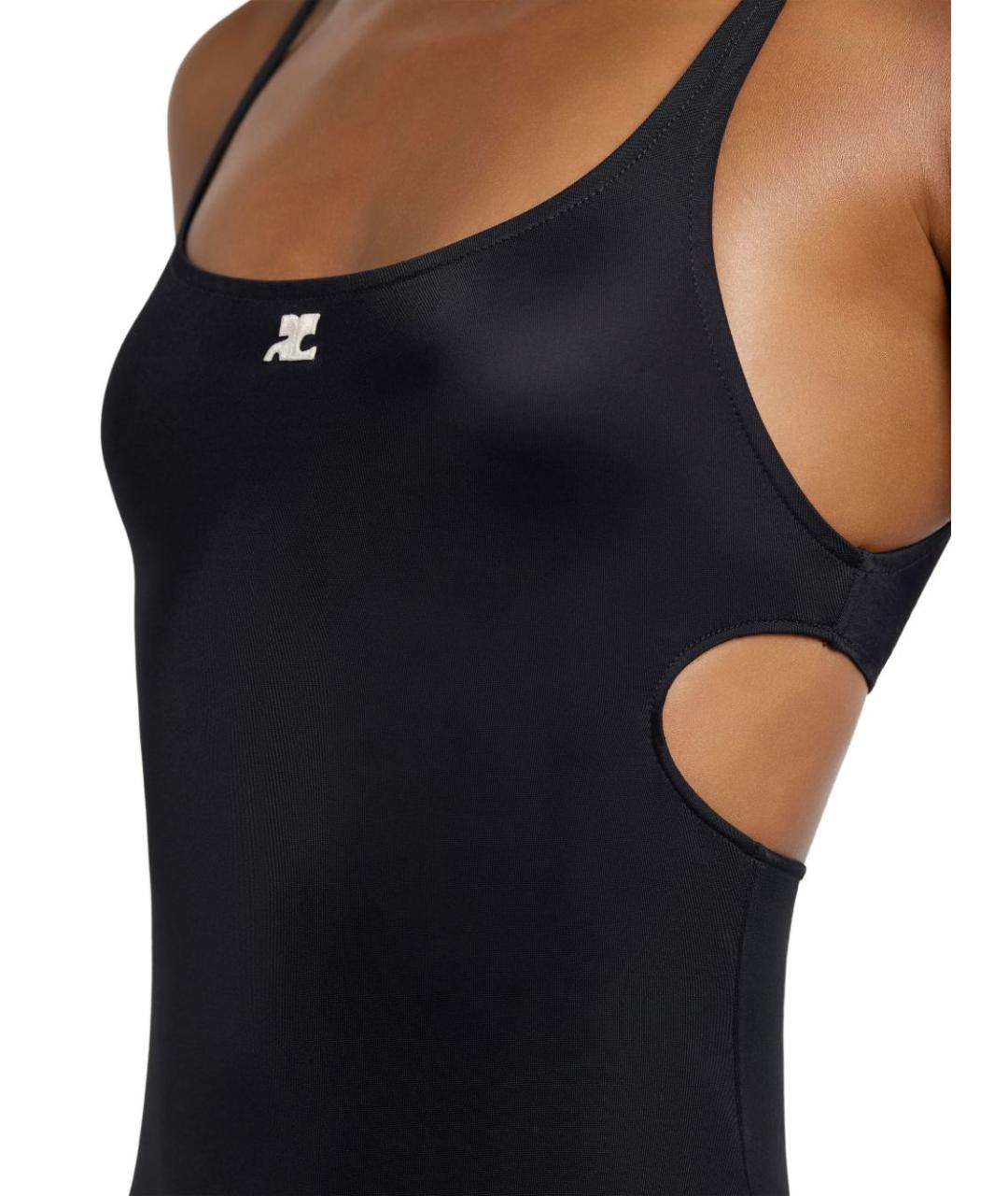 COURREGES Черный полиамидовый купальник, фото 2