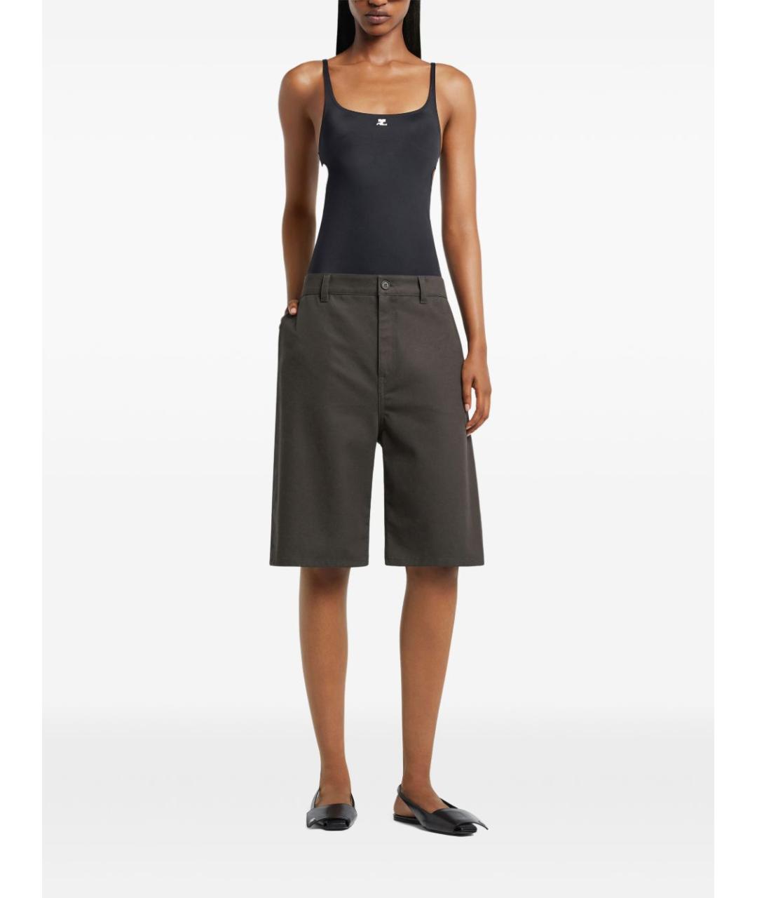 COURREGES Черный полиамидовый купальник, фото 3