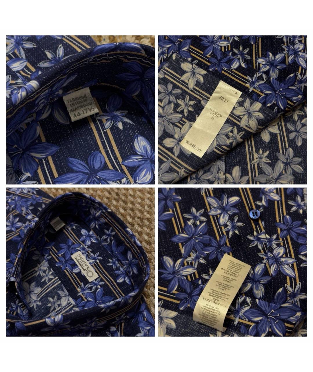 ZILLI Мульти хлопковая кэжуал рубашка, фото 8