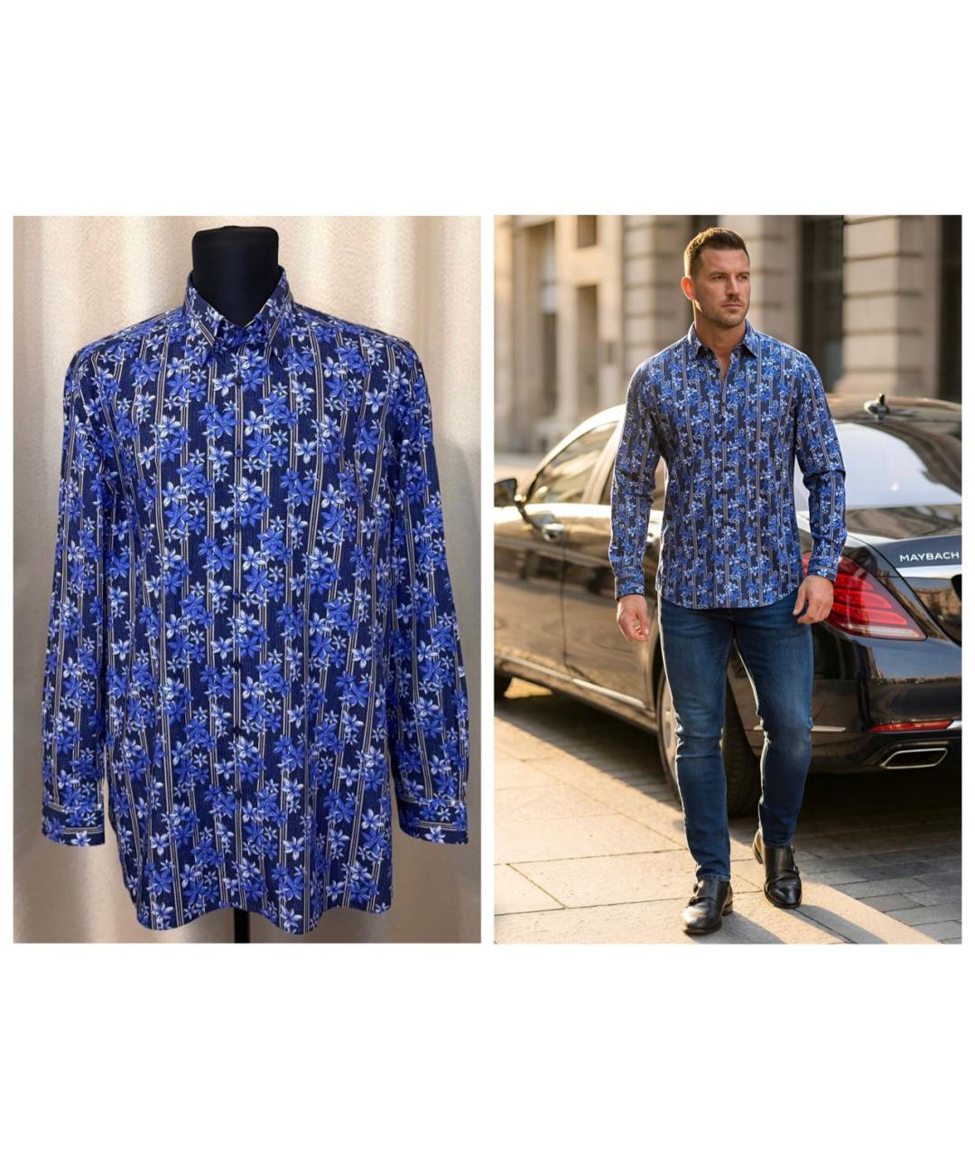 ZILLI Мульти хлопковая кэжуал рубашка, фото 3