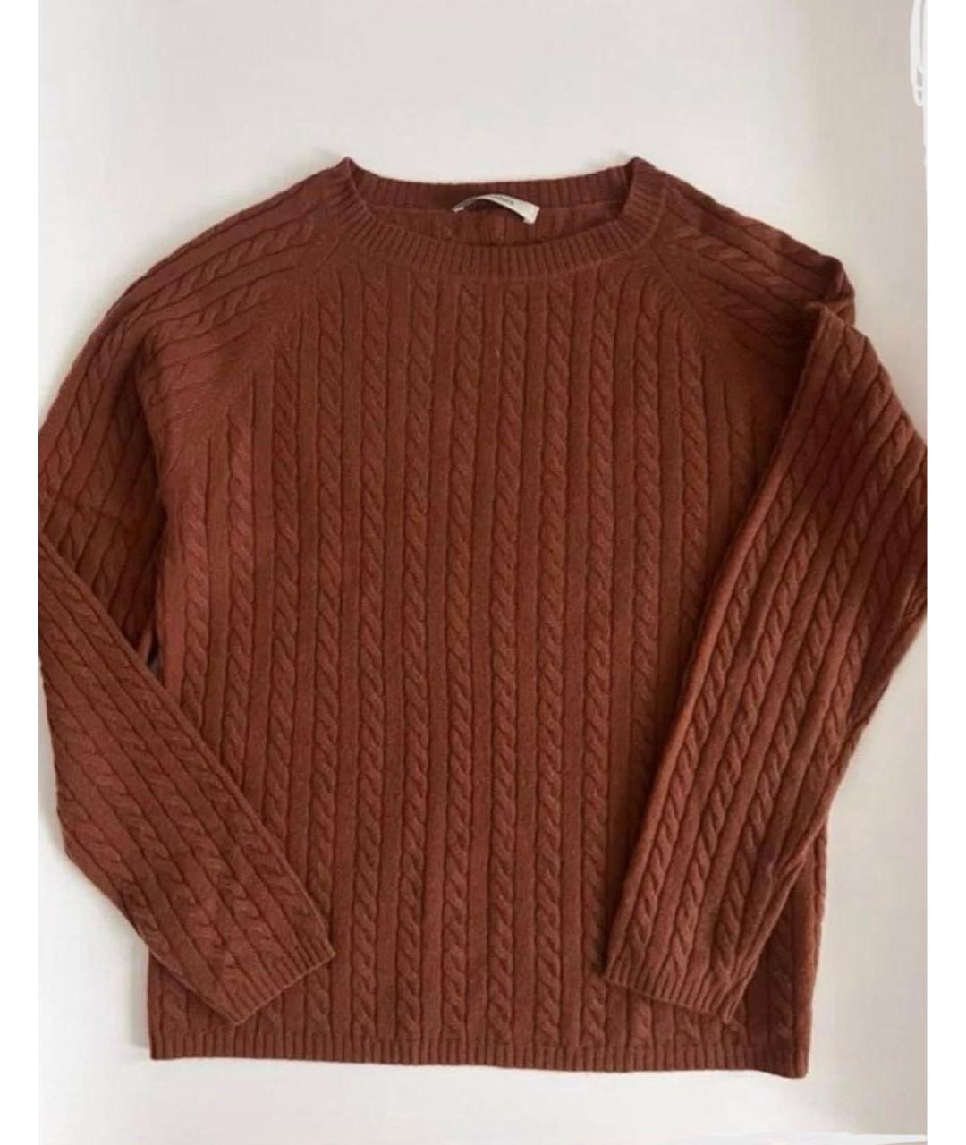 'S MAX MARA Коричневый кашемировый джемпер / свитер, фото 4