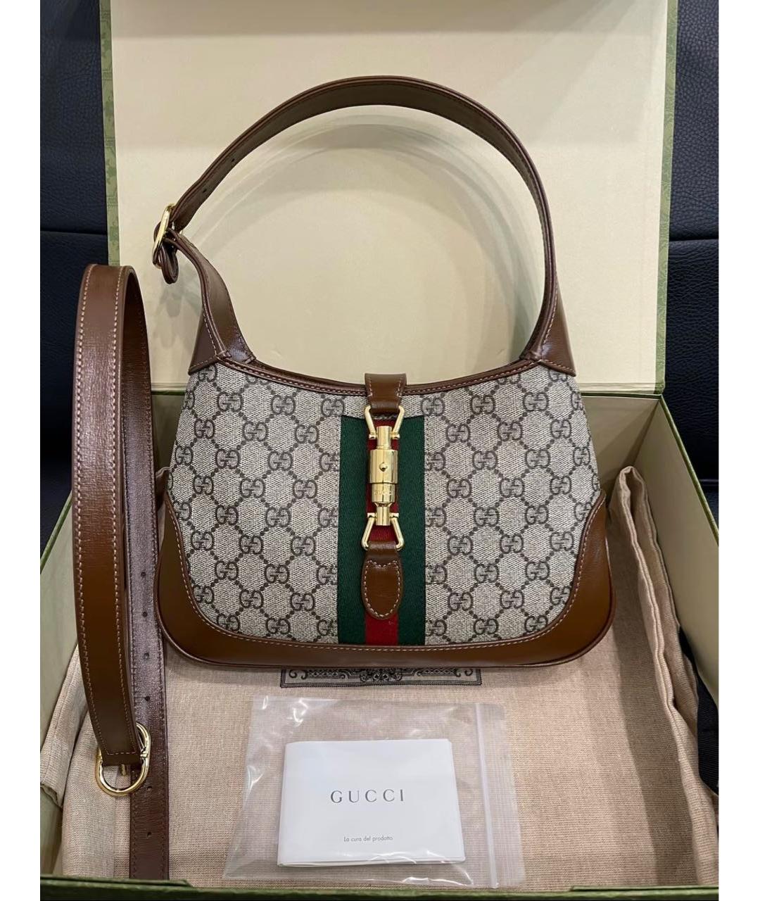 GUCCI Коричневая сумка через плечо, фото 4