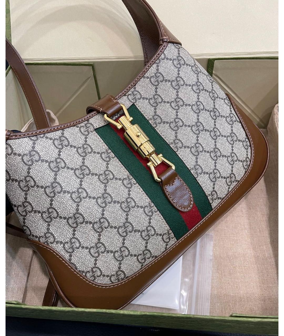 GUCCI Коричневая сумка через плечо, фото 6