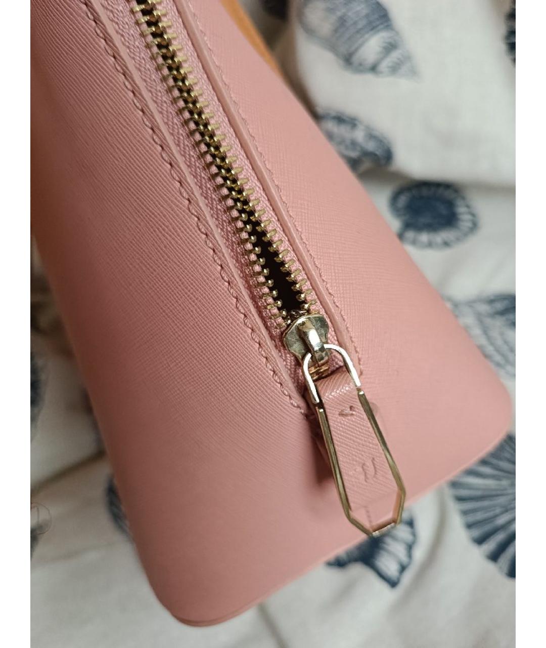 TRUSSARDI JEANS Коралловая сумка через плечо из искусственной кожи, фото 7