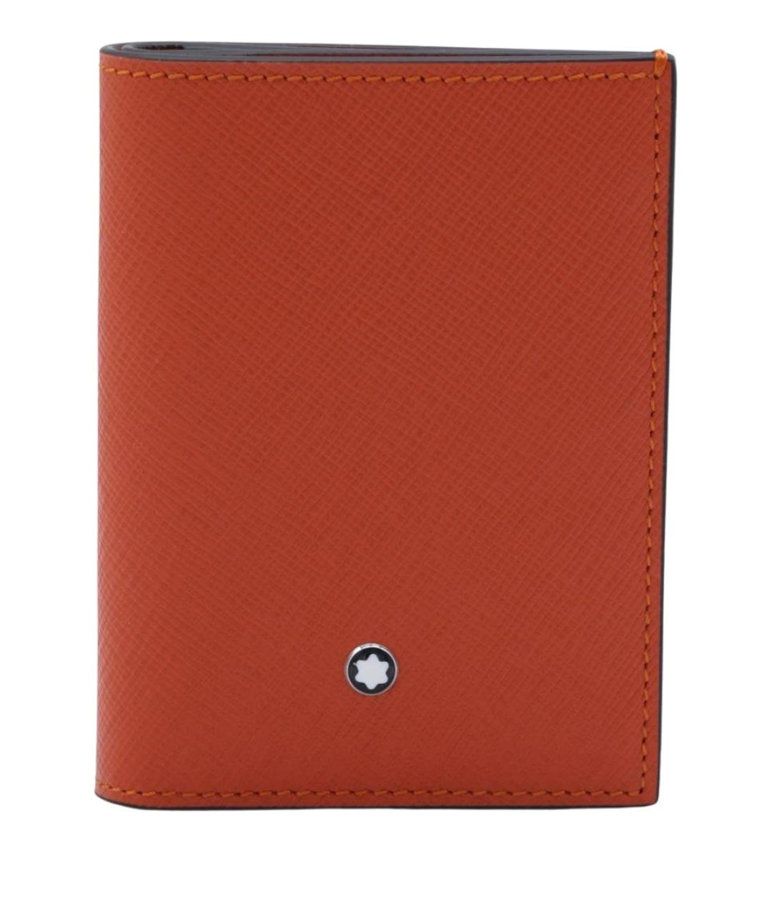 MONTBLANC Оранжевый кошелек, фото 1