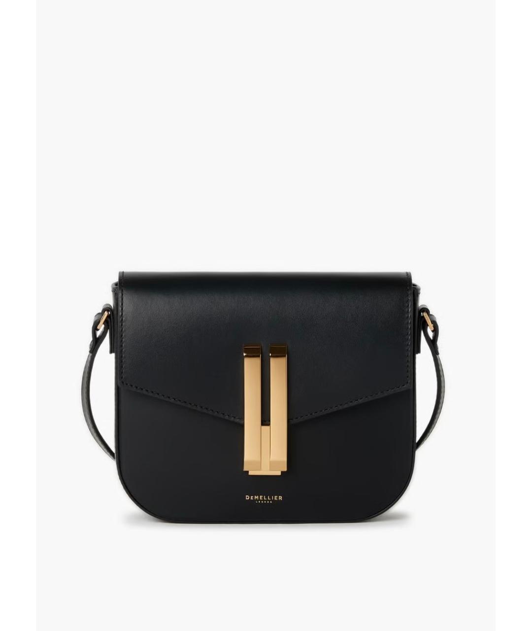DEMELLIER Черная кожаная сумка через плечо, фото 8