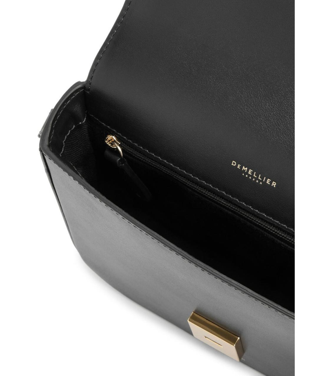 DEMELLIER Черная кожаная сумка через плечо, фото 6