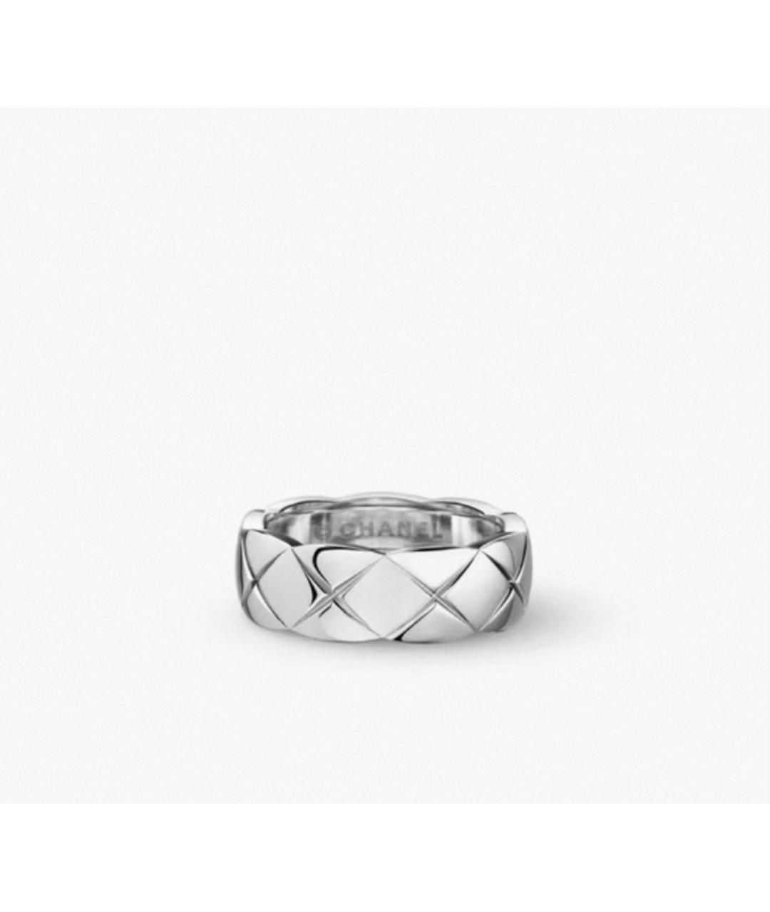 CHANEL Серебряное кольцо из белого золота, фото 6