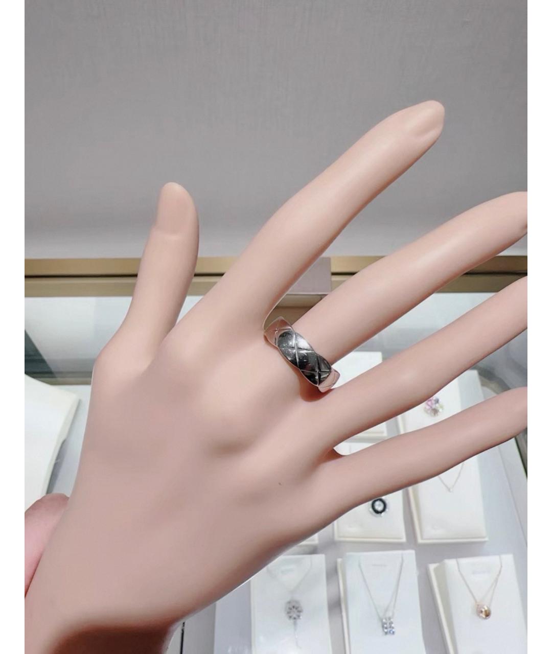 CHANEL Серебряное кольцо из белого золота, фото 5