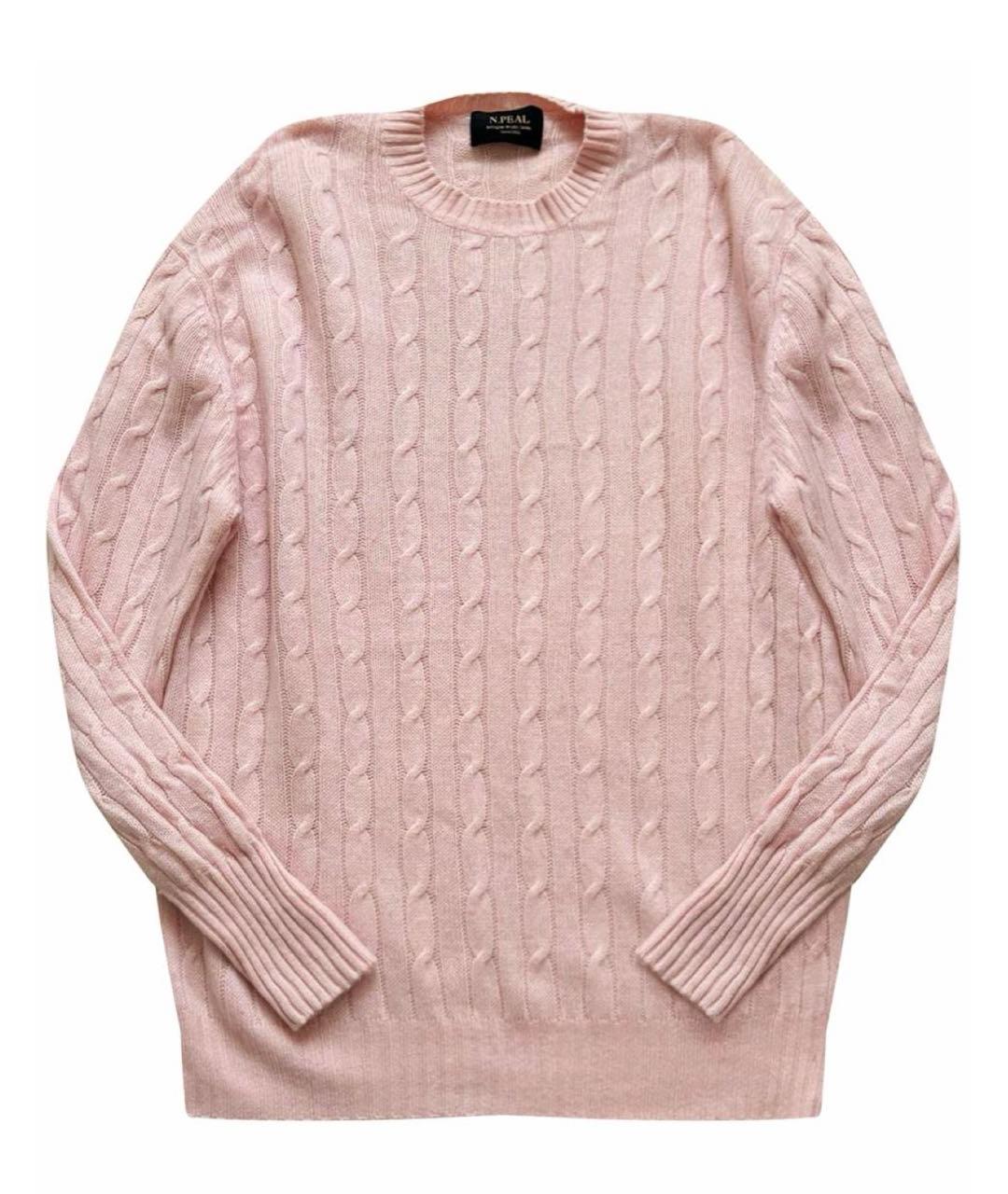 N.PEAL Розовый кашемировый джемпер / свитер, фото 1