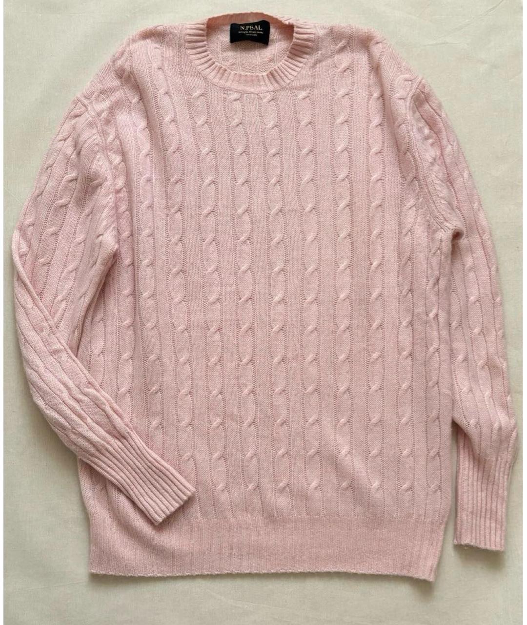 N.PEAL Розовый кашемировый джемпер / свитер, фото 7