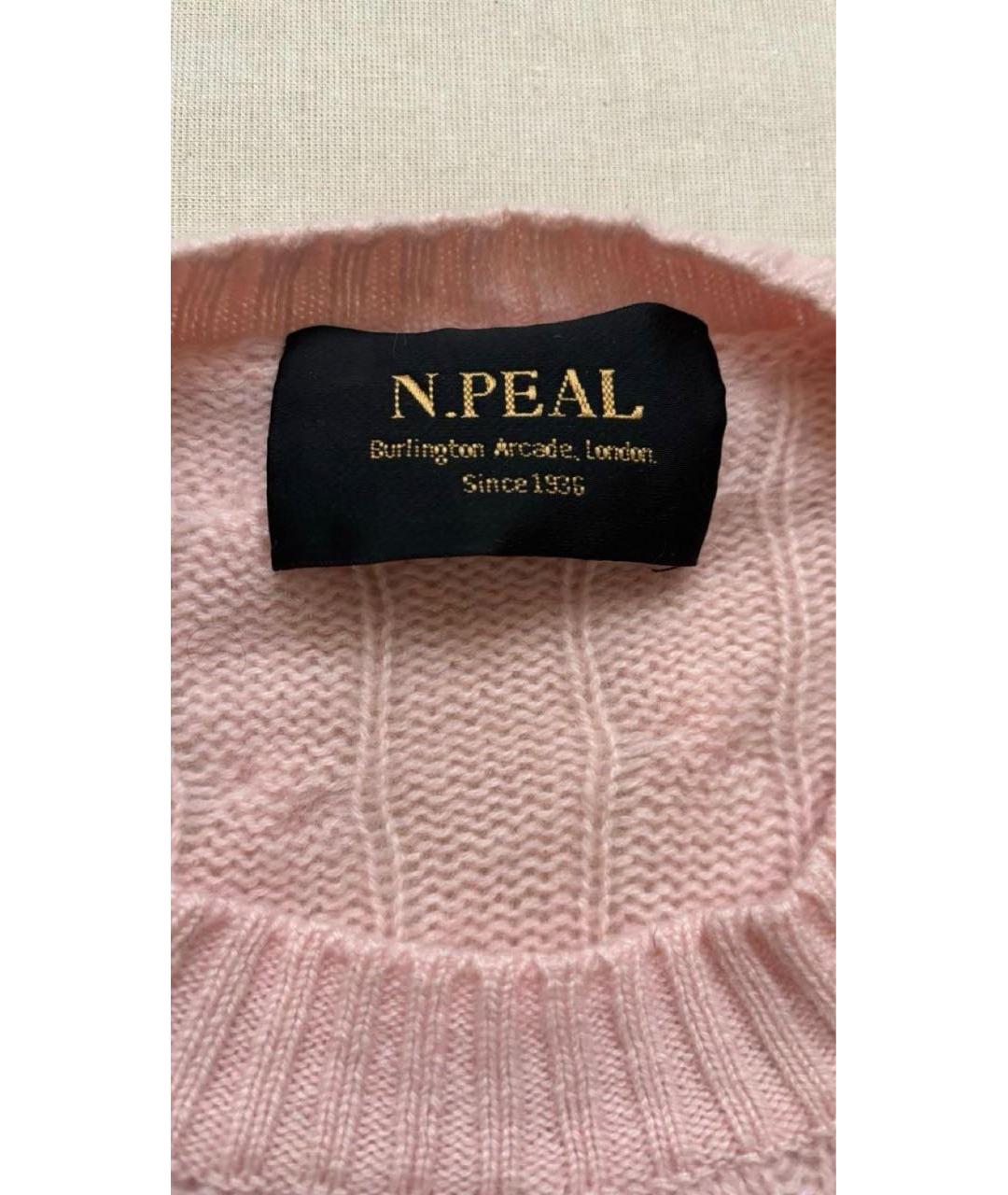 N.PEAL Розовый кашемировый джемпер / свитер, фото 2