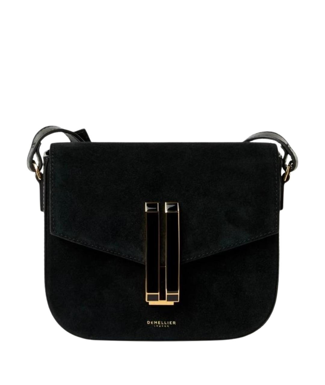 DEMELLIER Черная замшевая сумка через плечо, фото 1