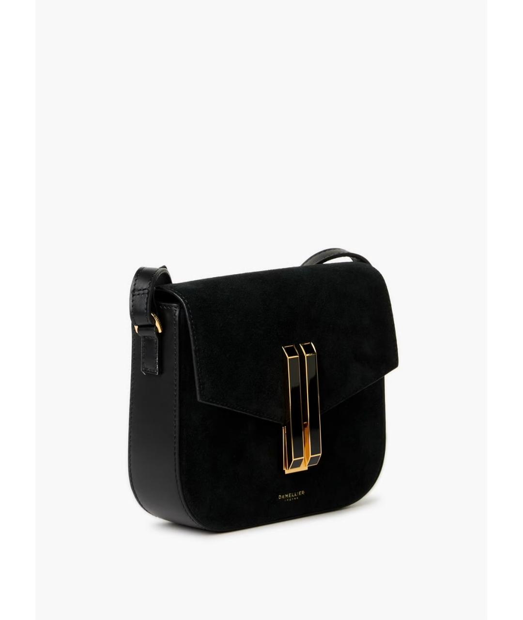 DEMELLIER Черная замшевая сумка через плечо, фото 2