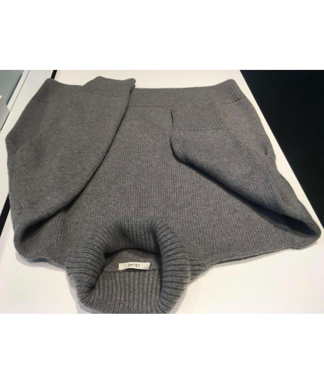 CELINE Антрацитовый кашемировый джемпер / свитер, фото 4