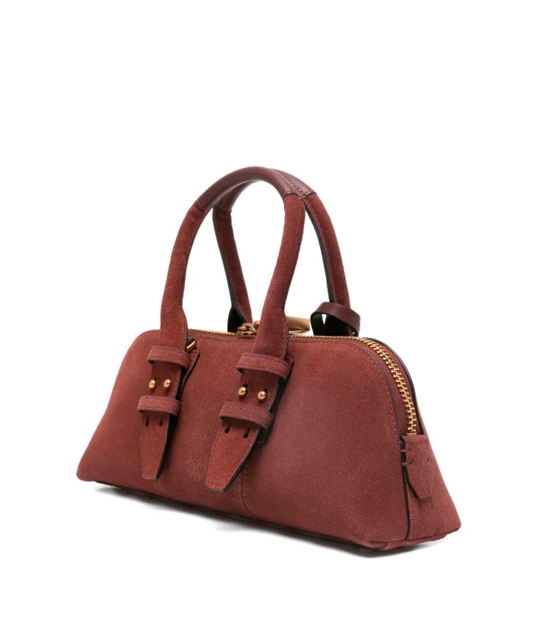 PINKO Красная кожаная сумка тоут, фото 2