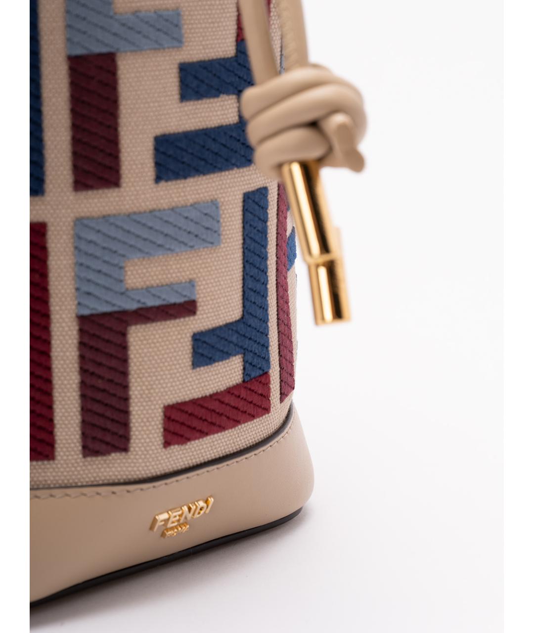 FENDI Мульти жаккардовая сумка тоут, фото 6