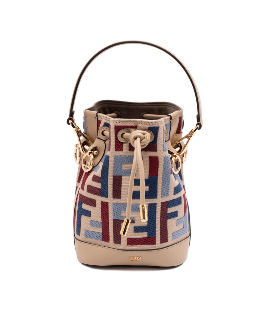 FENDI Мульти жаккардовая сумка тоут, фото 1