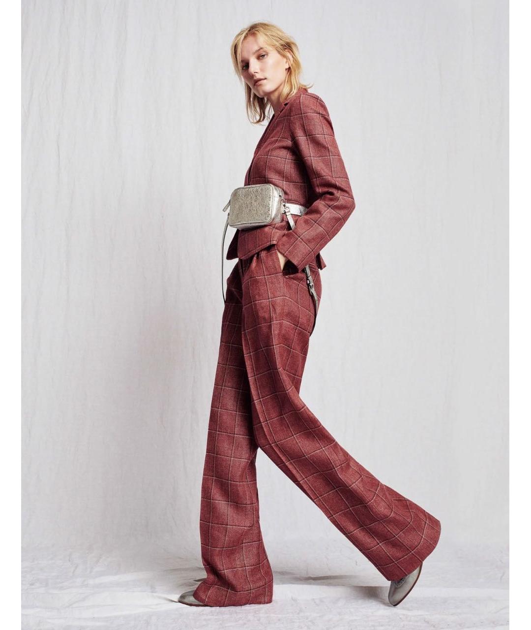 FABIANA FILIPPI Бордовый жакет/пиджак, фото 3