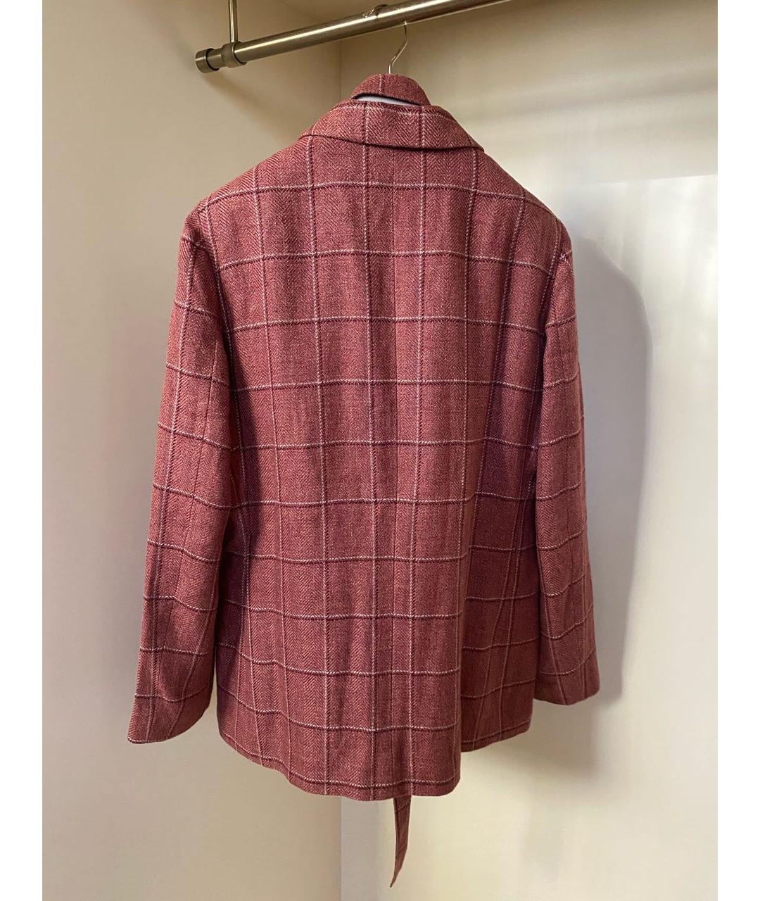 FABIANA FILIPPI Бордовый жакет/пиджак, фото 7