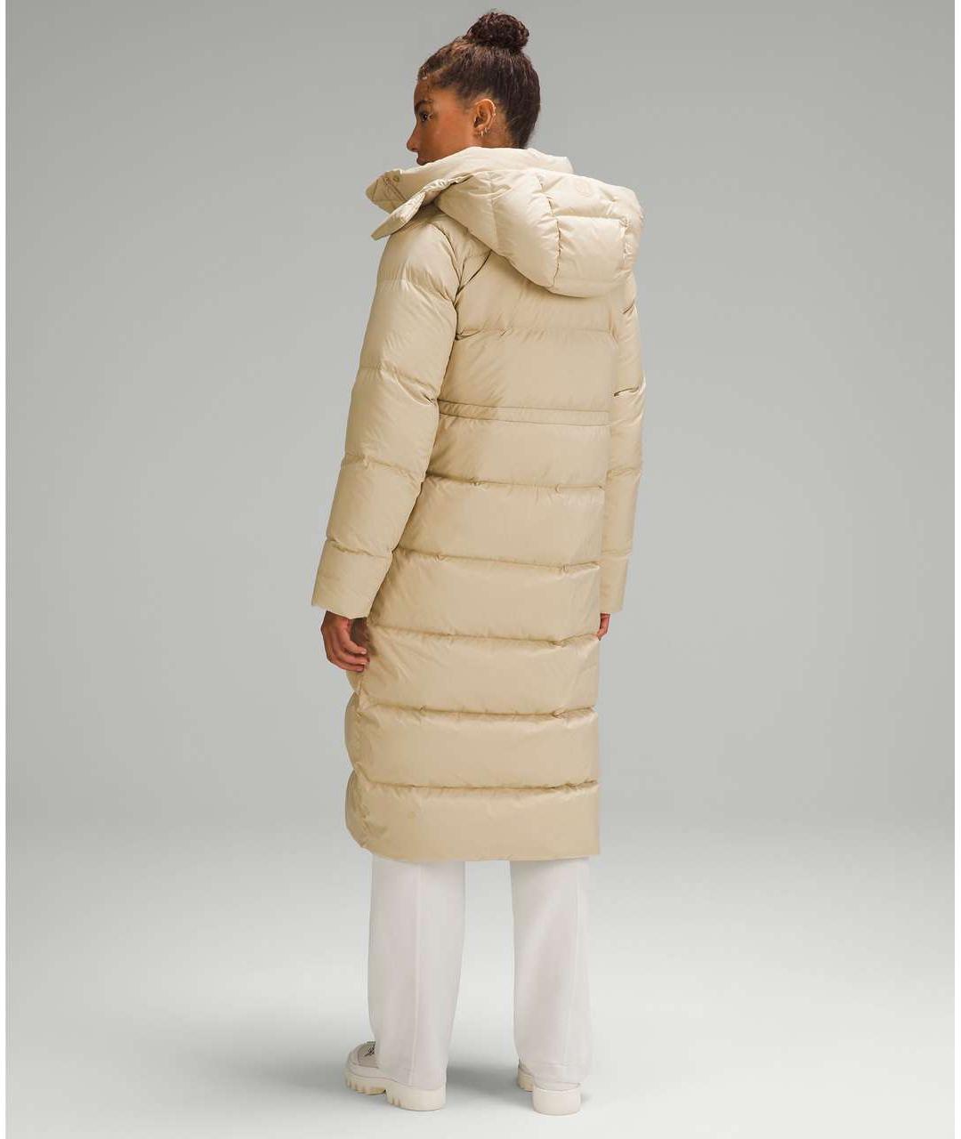 Lululemon Бежевый полиамидовый пуховик, фото 3
