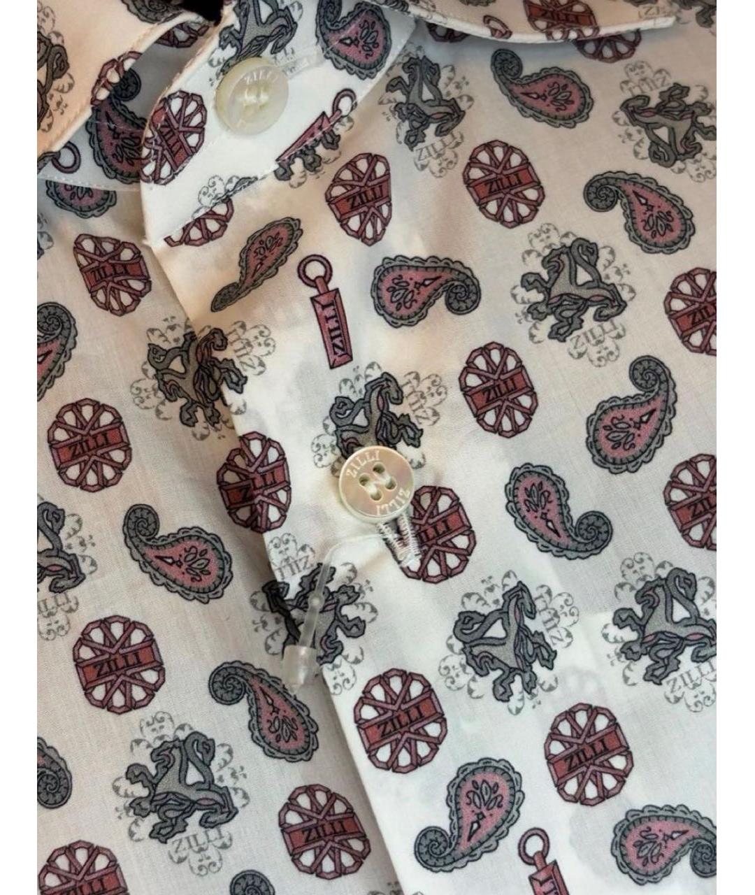 ZILLI Мульти хлопковая кэжуал рубашка, фото 6