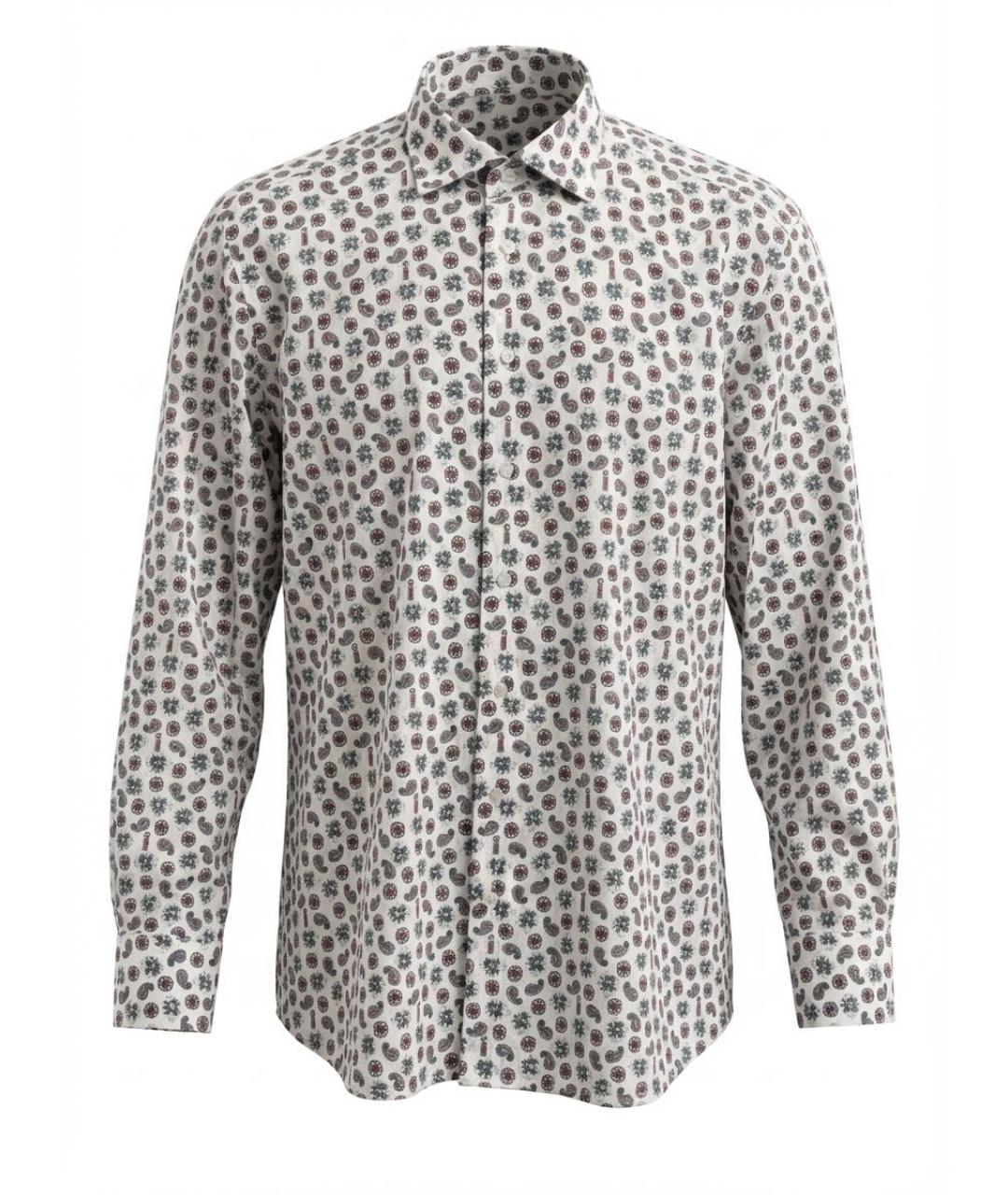 ZILLI Мульти хлопковая кэжуал рубашка, фото 9