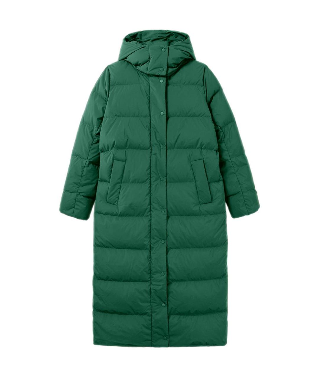 Lululemon Зеленый полиамидовый пуховик, фото 1