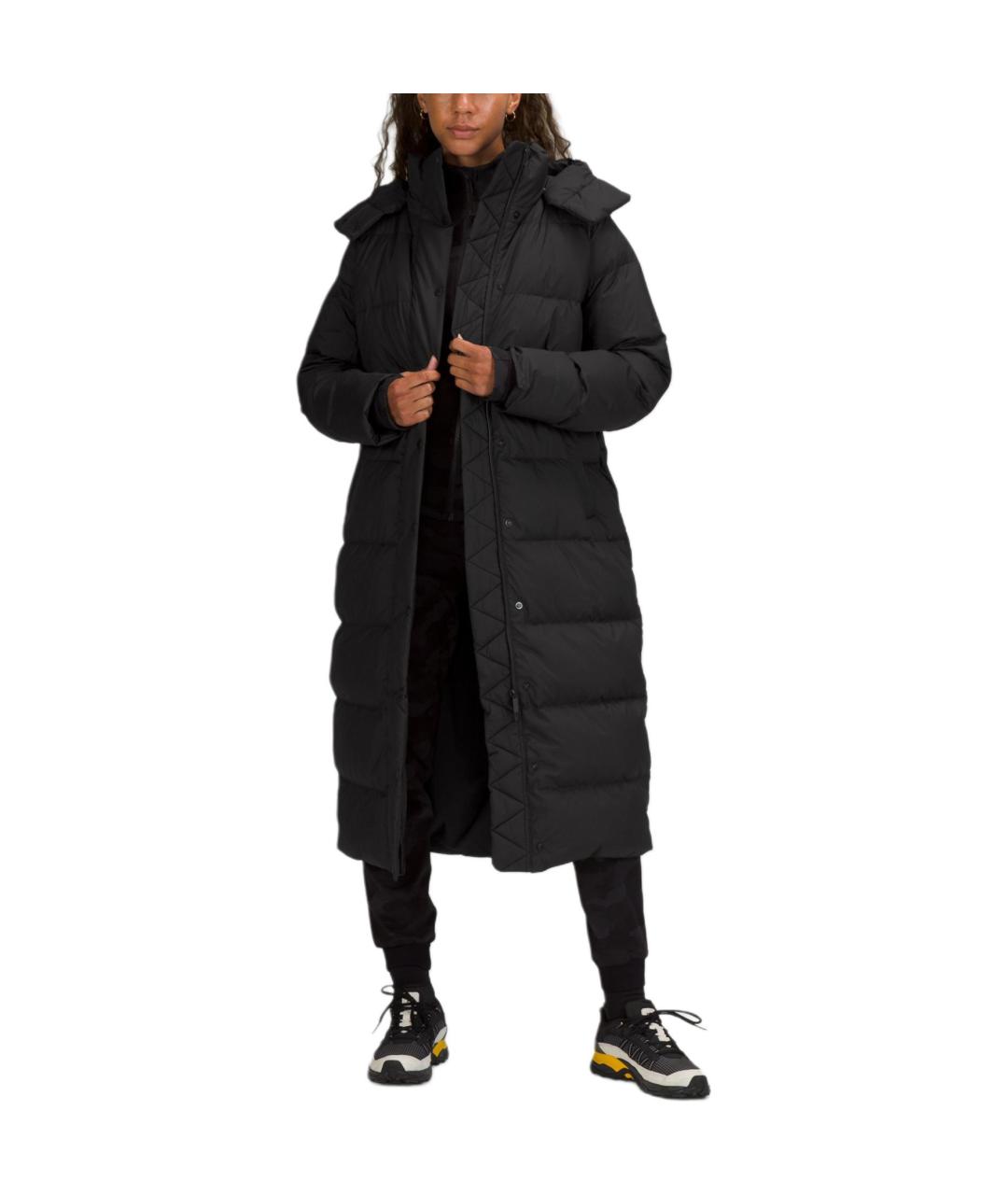 Lululemon Черный полиамидовый пуховик, фото 3