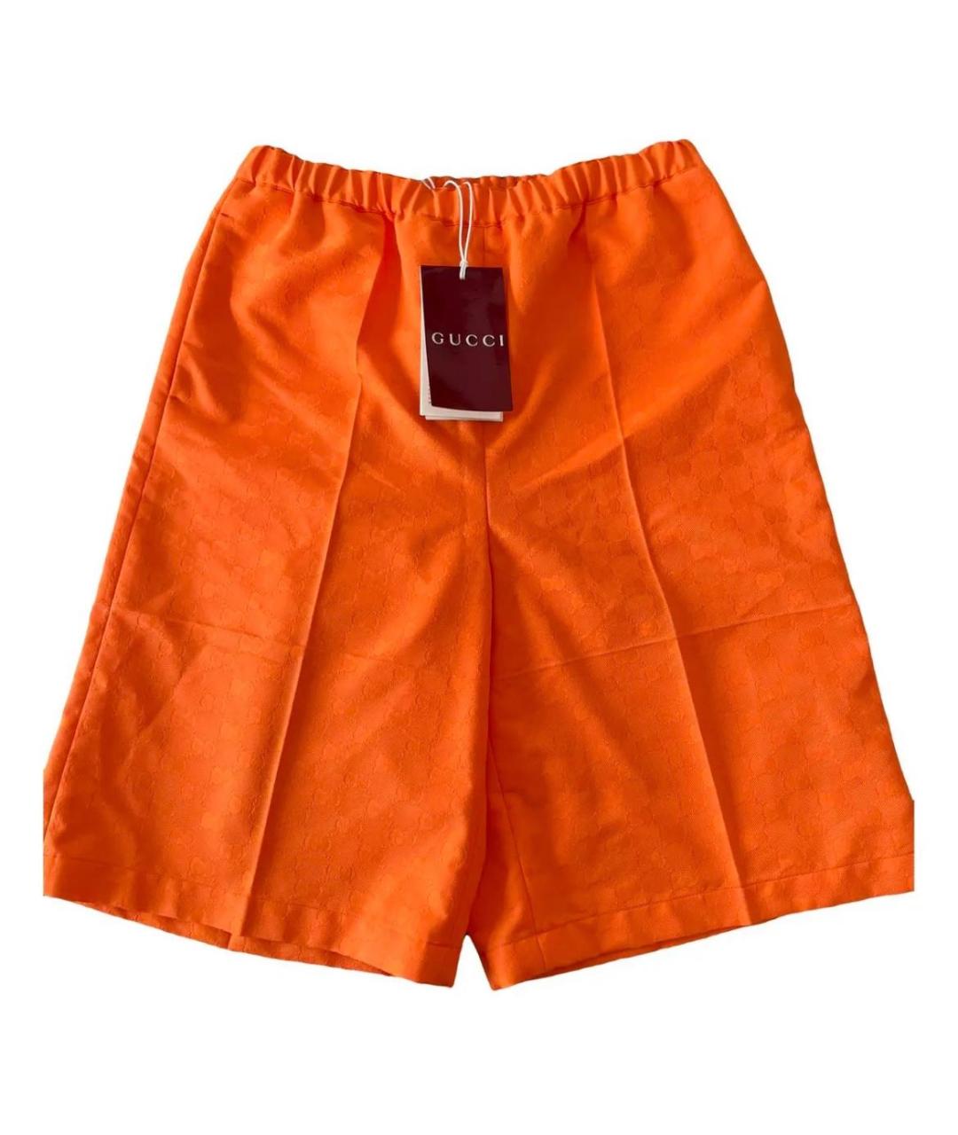 GUCCI Оранжевый полиэстеровый костюм с брюками, фото 2