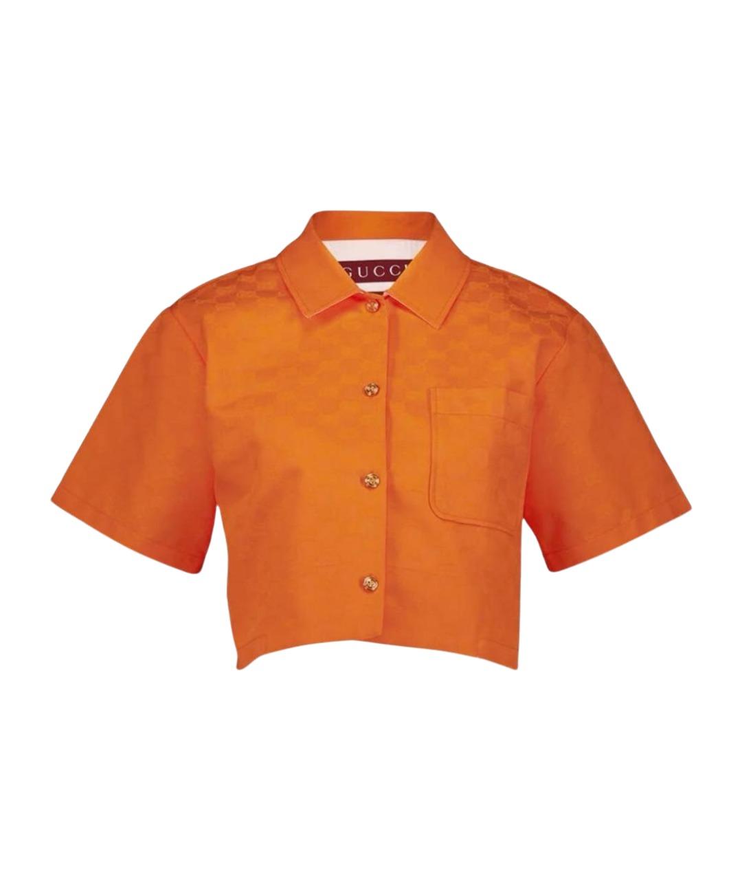 GUCCI Оранжевый полиэстеровый костюм с брюками, фото 9