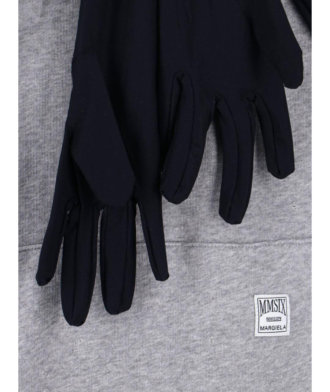 MM6 MAISON MARGIELA Серое хлопковое платье, фото 5