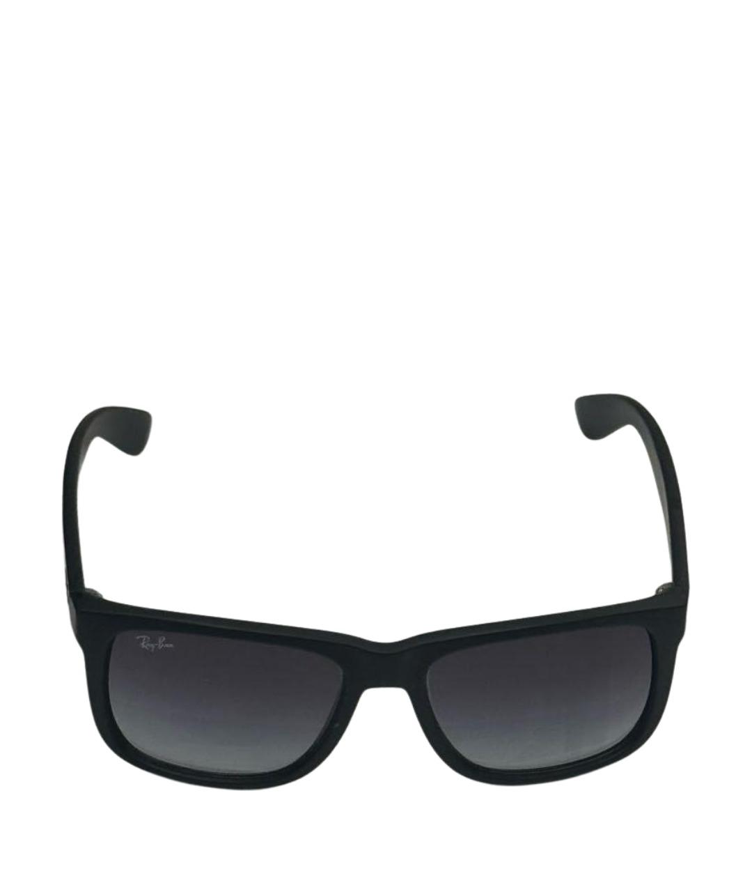 RAY BAN Черные пластиковые солнцезащитные очки, фото 1