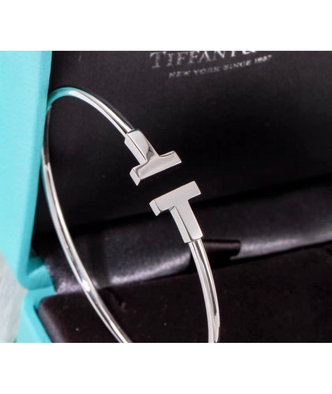 TIFFANY&CO Серебрянный браслет из белого золота, фото 3
