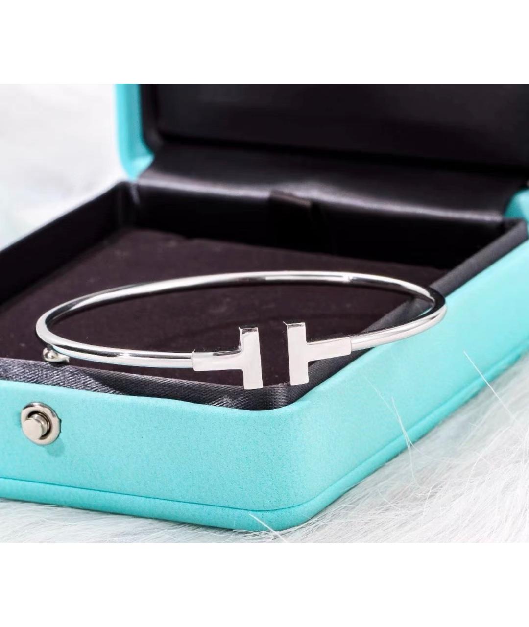 TIFFANY&CO Серебрянный браслет из белого золота, фото 2