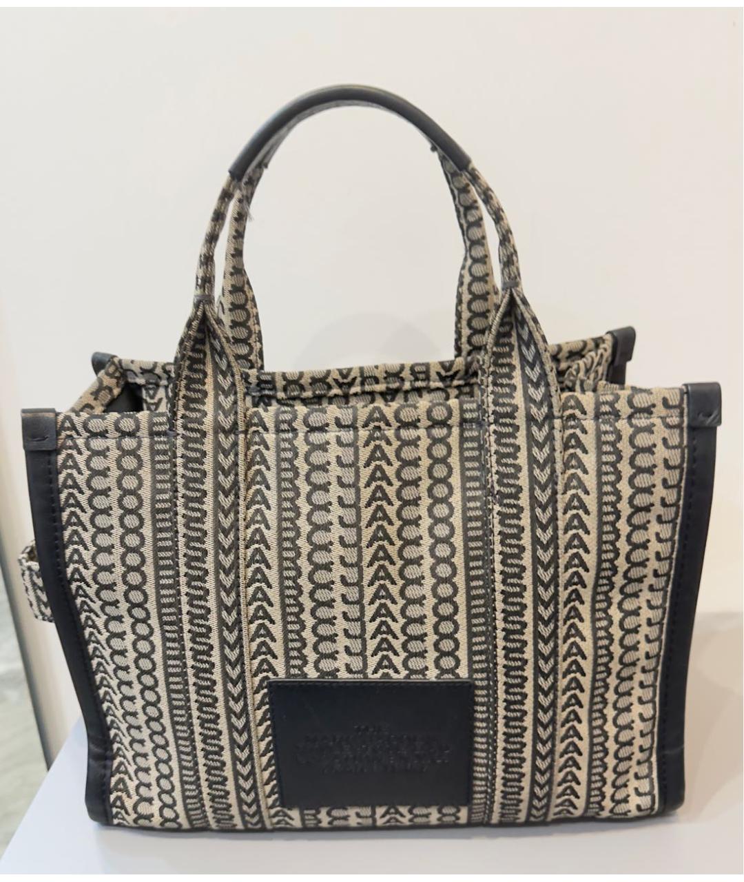 MARC JACOBS Коричневая тканевая сумка тоут, фото 5