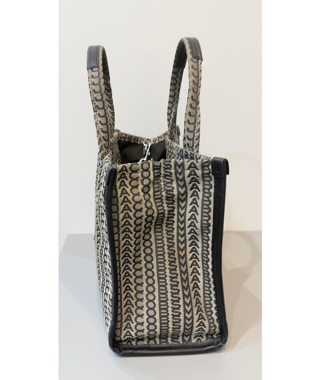 MARC JACOBS Коричневая тканевая сумка тоут, фото 4