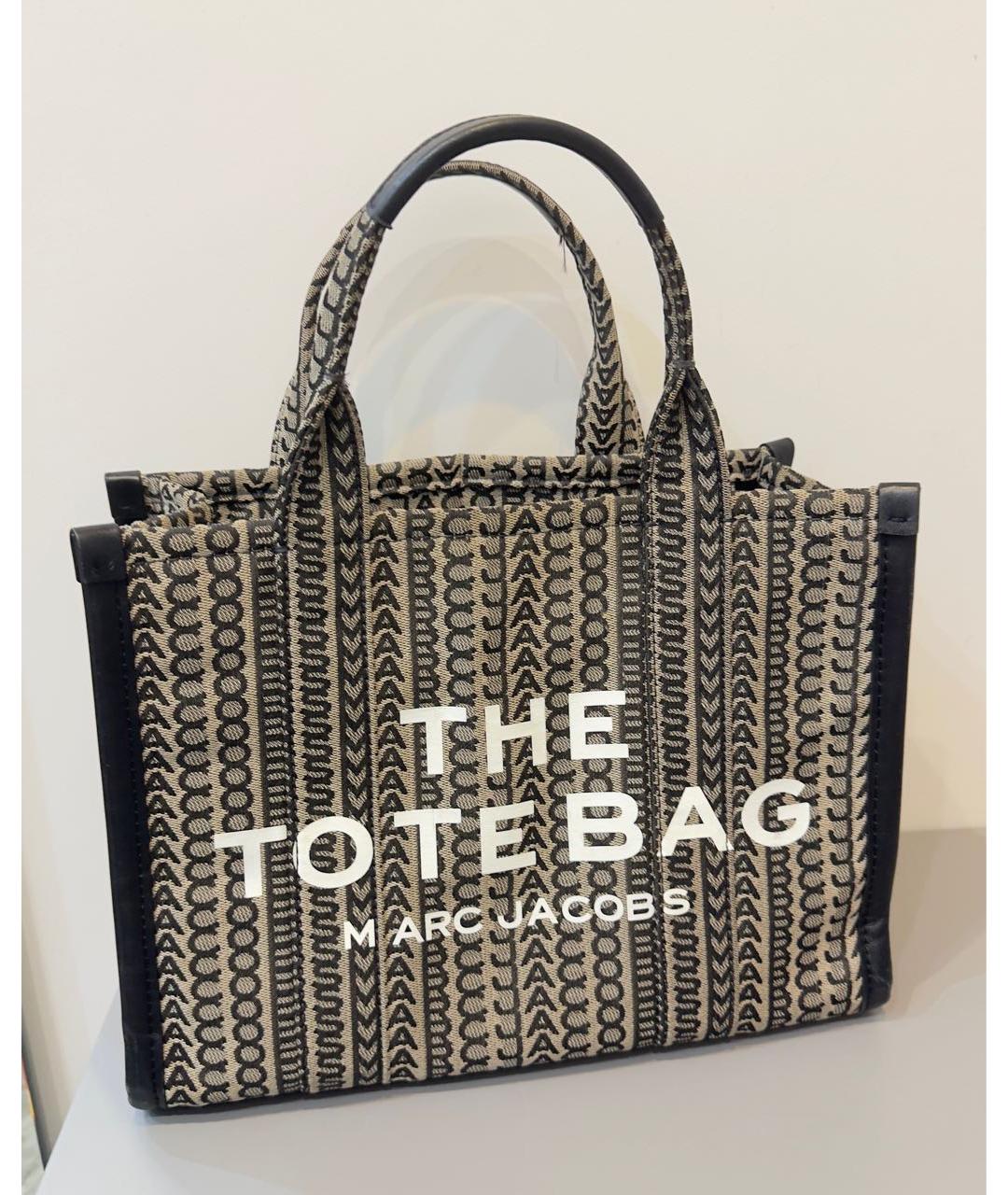 MARC JACOBS Коричневая тканевая сумка тоут, фото 2