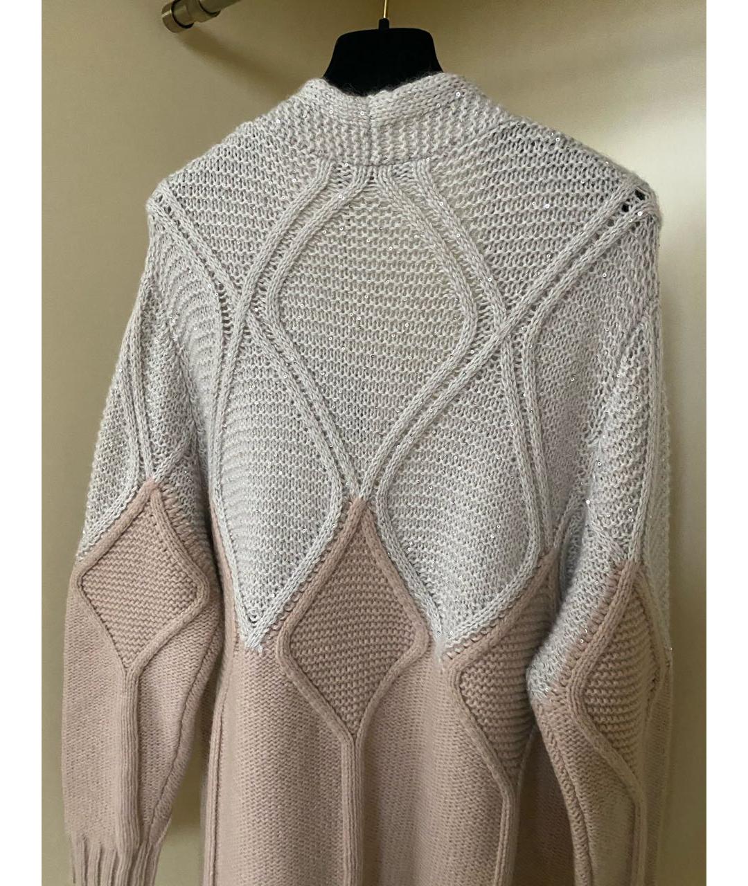 FABIANA FILIPPI Розовый шерстяной кардиган, фото 5