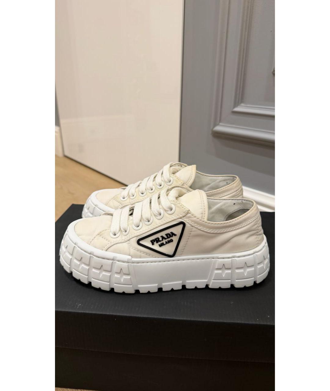 PRADA Белые кеды, фото 5
