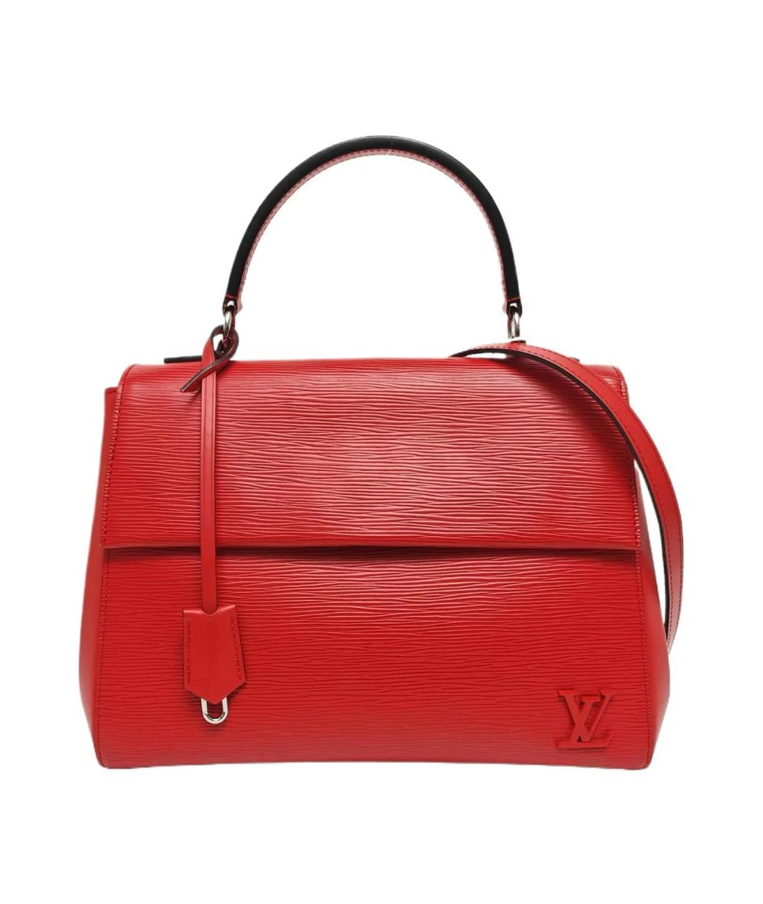 LOUIS VUITTON Красная кожаная сумка через плечо, фото 2