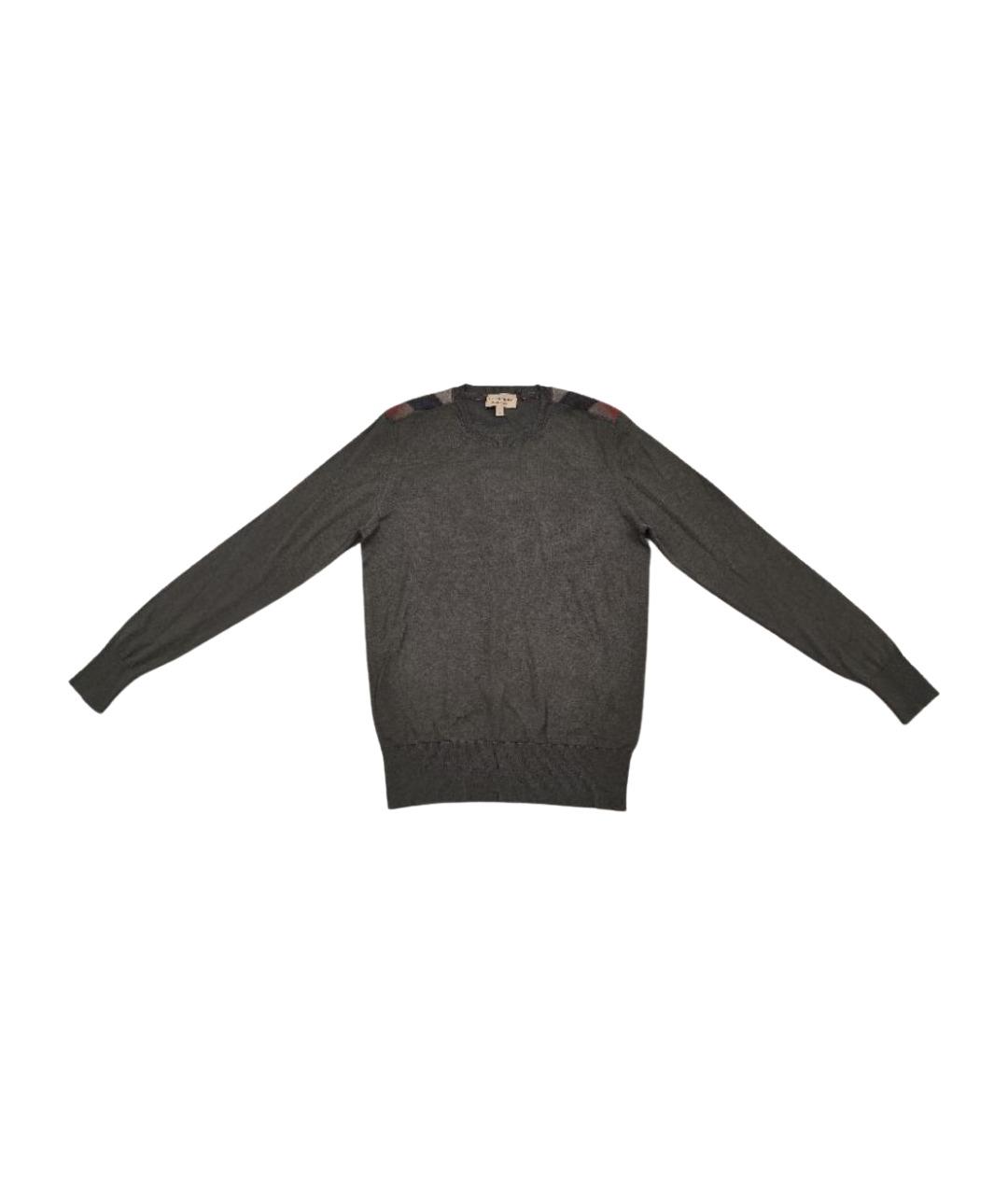 BURBERRY Зеленый кашемировый джемпер / свитер, фото 1