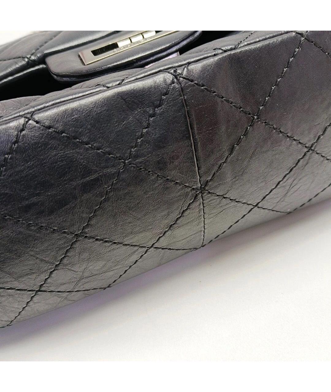 CHANEL Черная кожаная сумка через плечо, фото 8