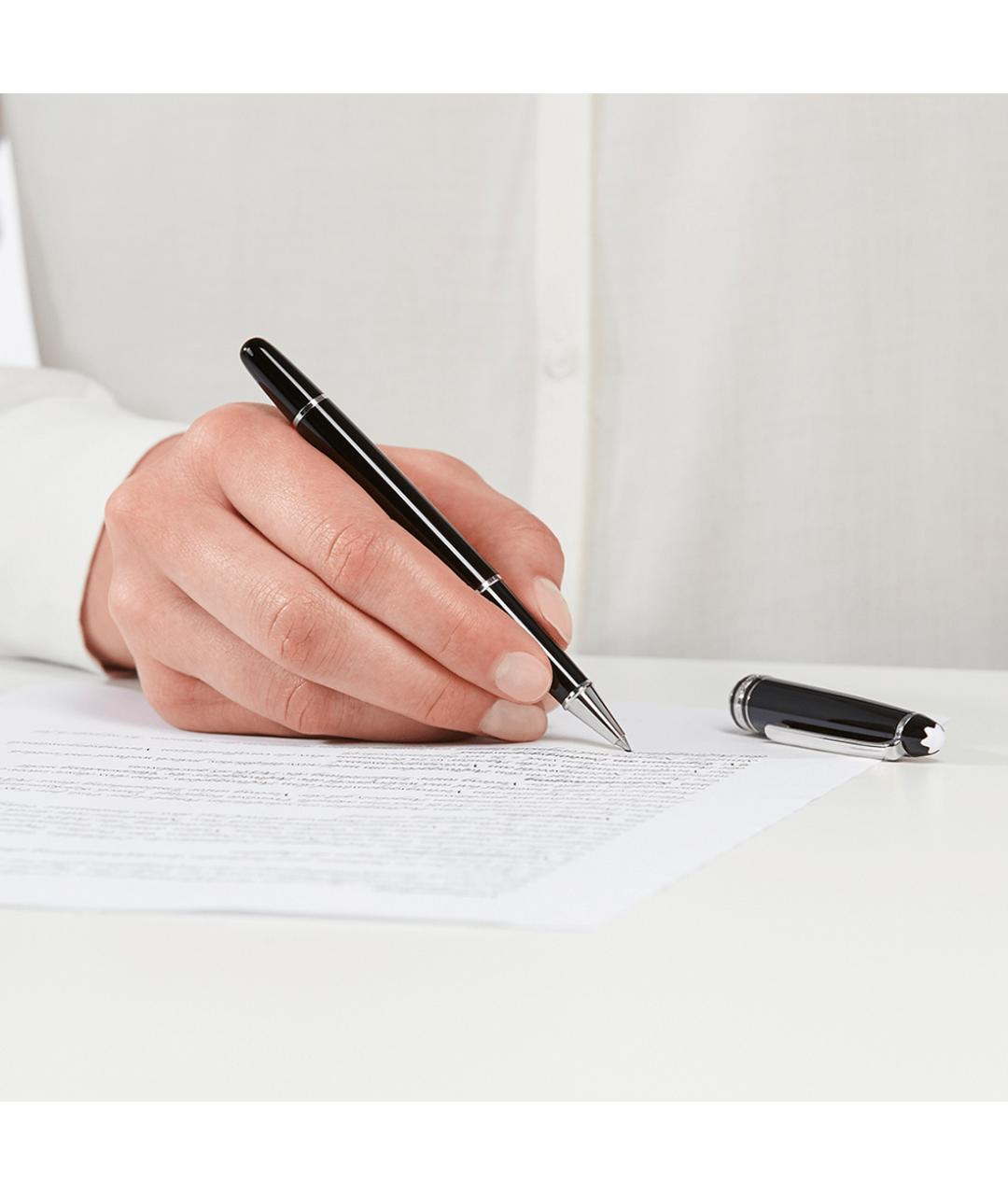 MONTBLANC Серебряная пластиковая чернильная ручка, фото 3