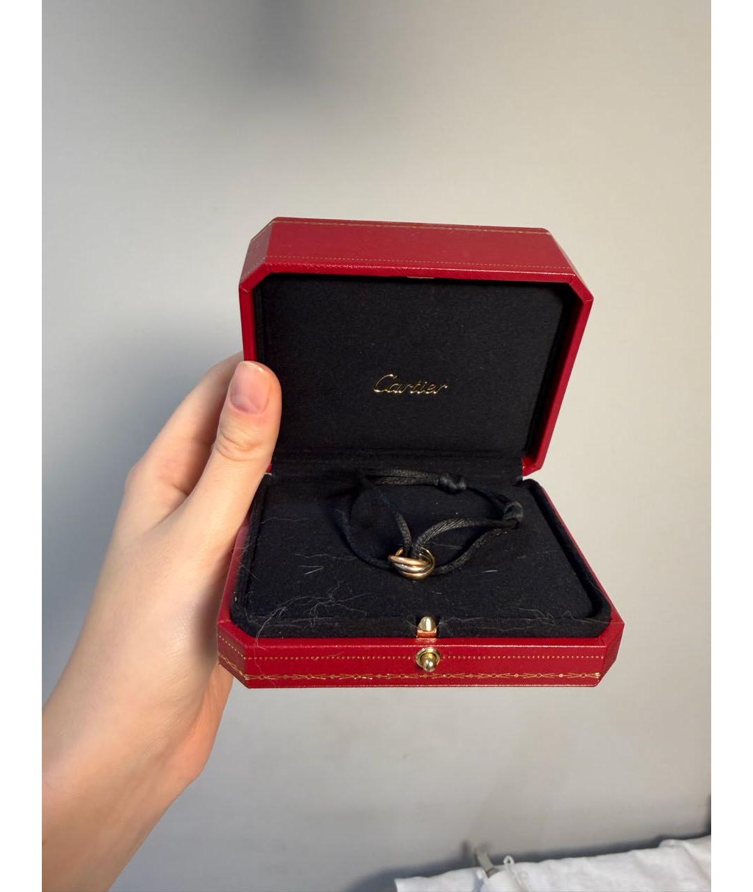 CARTIER Черный браслет из белого золота, фото 3