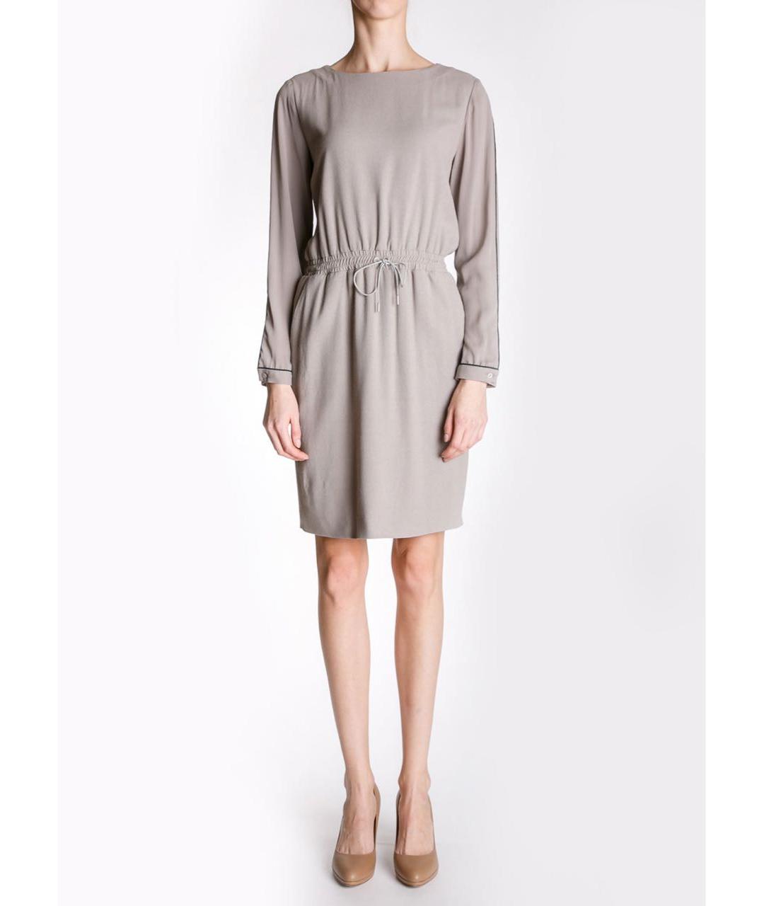 FABIANA FILIPPI Бежевое повседневное платье, фото 2